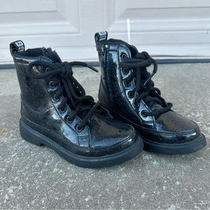 UGG Black Glitter Kids Boots